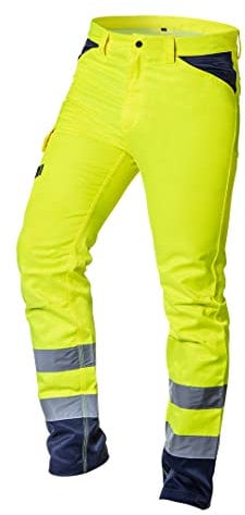 NEO TOOLS VISIBILITY Warnhose 40% Polyester, 60% Baumwolle, 260 g/m², Größen S-XXXL (XXL)