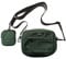 pet wiz Hundetasche mit abnehmbarem und verstellbarem Riemen und passender Leckerli-Tasche, Grün