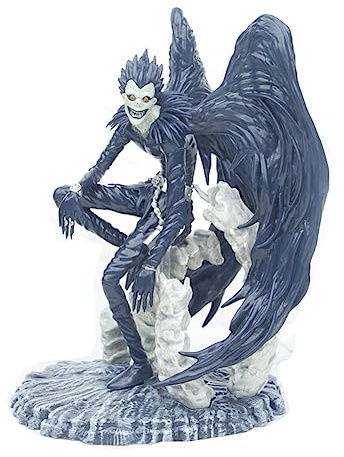 Ryuuku Death Note PVC-Figur, 19 cm, Anime-Charakter-Puppenmodell, PVC-Statue, Ornamente, Heimdekoration, Sammlerstücke, Geschenke für Fans