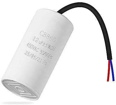 CBB60 450v 12uf 50/60HZ Anlaufkondensator, Motorbetriebskondensator, Entstörkondensator, Mikrofaradkondensator mit Draht