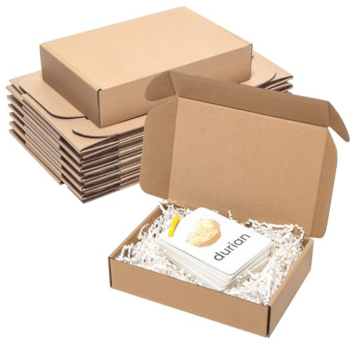 Wowxyz Shipping Boxes 9x6x2 25 Pack Brown Corrugated Cardboard Box