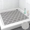 Lurowo Duschmatte rutschfest 60x60 cm, Duschmatte PVC-Luffa, Weich Komfort Duscheinlage rutschfest, schnell trockend Antiruschmatte Dusche für Badezimmer Duschwannen (Grau B, 60 x 60 cm)