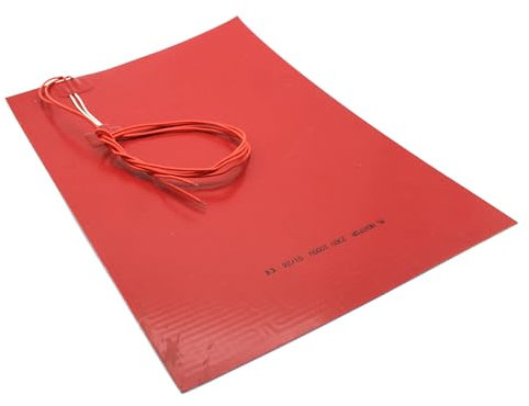 DOJA Barcelona | Silikon-Heizelement | 1000W | 400x290mm | Silikon-Heizmatte | Silikon-Heizkissen | Heizelement aus Silikon mit Thermostat | Silikon Heizteppich für den industriellen