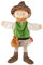 sigikid 43347 Handspielpuppe, grün/Räuber, OneSize