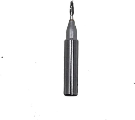 jjw-germany VHM Fraise à rainurer hélicoïdale Z = 2 pour défonceuse manuelle avec tige en acier 8,0 mm (D= 2,5 mm NL 8,0 mm GL 52)