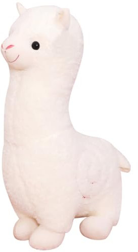 EXOSSBA Alpaca Bambola Peluche, Giocattolo Lama Alpaca Morbido Soffice, Simpatico Alpaca Animale Peluche Giocattoli, Morbido e Soffice Alpaca Decorazioni, per Ragazzi e Ragazze Regalo di Compleanno