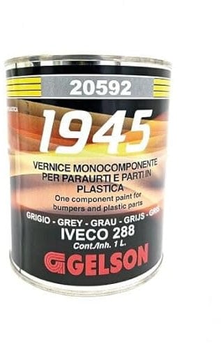 GELSON 1945 - Vernice per Paraurti e Parti in Plastica/Nero 20555 1L