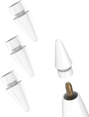 Per IPhone 1st Generazione Pencil Punte Di Ricambio(4Pack)Adattatore Per Apple MFI Certified Per iPad Pro Penna Stylus Tips Pennino Accessori Kit Sostitutivo 2Generation Stilo Tablet Touch Connettore