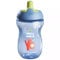 M7 Packaging Drinking Water Bottle Sportee for Toddlers, 12 Months+, 10oz, Spill-Proof Sippy Cup, Easy to Hold, Bite Resistant Spout, Blue