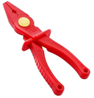 Umiocns Electrician Pliers | Multi-Functional 1000V Insulated Pliers,VDE Long Nose Pliers with Anti-Slip Handle, Anti-Magnetic Pliers for Wire Wrapping, Instrument Installation