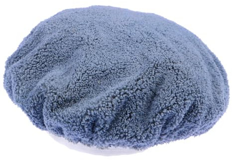 GLEAVI 9-10 Zoll Korallen Fleece Bonnets Auto Polieren Waxing Pads Wachs Grip Pad Grau Weich