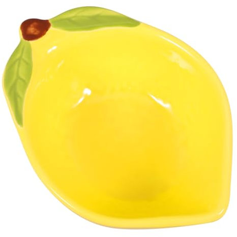 TOPBATHY Zitronen-küchendekor Süße Obstschale Aus Keramik Zitronen-dekor Für Heim Und Küche Obstteller Für Salate Und Desserts