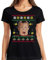 Kevin Allein Zuhause Ugly Christmas Sweater Weihnachten Damen T-Shirt, Schwarz, S