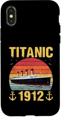 iPhone X/XS Vintage Titanic 1912 Ocean Liner Ship Enthusiast Titanic Case