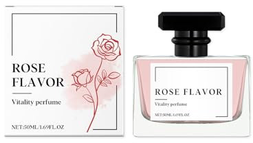 Rosenparfüm für Frauen, Frischer, langanhaltender Duft für jeden Anlass 50ml Blumig-elegant Perfekt für Alltag, Dates & Events