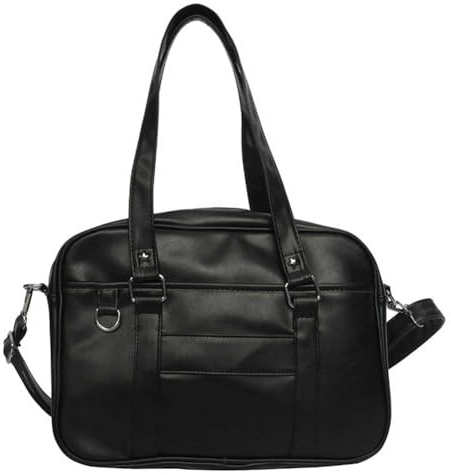 AMZLORD Japanische Schule Handtasche PU Leder Ita Tasche mit verstellbarem Riemen Kawaii Umhängetasche mit Reißverschluss Verschluss Crossbody Bag Messenger -Tasche for Frauen