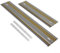Volakebeing Guías de sierra circular eléctrica, guías de corte lineal, rieles deslizantes guías extruidas de aluminio para pistas de sierra circular, guías repetibles con kit de conector (conector de