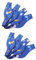 BESPORTBLE 2 Ensembles Boules Quies Bonnet De Bain Enfants Bandeau Natation Adulte Accessoire Piscine Protection Auditive Pour Les Nageurs Bandeau De Étanche Néoprène Blue 4 Pièces * 2