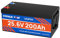 CYCCLEVOLT Batería Litio 24V 200Ah LiFePO4 con BMS 200A, Batería LiFePO4 de 5120Wh,8000+ Ciclos, Batería de Ciclo Profundo de litio, perfecta para Caravanas, Sistemas insulares, Autocaravanas, Barcos