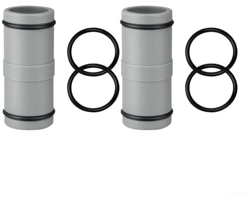 32 mm Schlauchverbinder mit Gummi-O-Ring, unverzichtbar für oberirdische Pools (2 Stück)