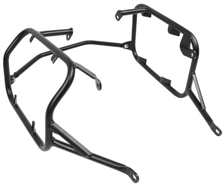 Motorrad Gepäckträger Für F900GS F900 GS 2024-2025 Motorrad Gepäckträger Edelstahl Satteltaschen Koffer Kofferraum Heckhalterung(Black Pannier Rack)