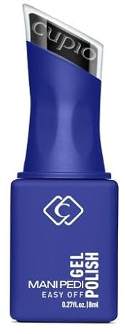 Cupio 3-in-1 Gellack Mani Pedi Black 8 ml – Tiefschwarzer Gel Nagellack ohne Base & Top Coat – Hohe Deckkraft – Für Maniküre & Pediküre
