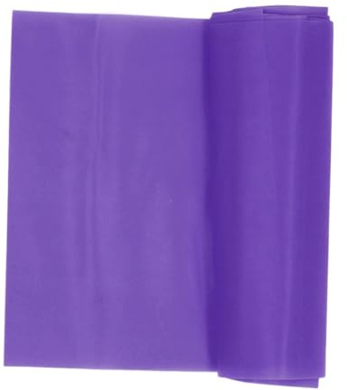 Rengue Bogen-Trainingsband, Gummi, Bogenschießen-Widerstandsband, 1540 X 150 X 0,45 Mm, Leicht, Schnelle Erholung, Stretch-Trainer für Bogenschützen, Krafttraining, Muskeltraining (Lila 30 Pfund)