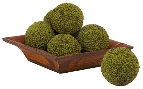 Nästan naturlig 4795 bärboll, 10 cm, grön, uppsättning av 6
