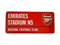 Arsenal Colour Street Sign - Multi-Colour
