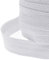 JJOnlineStore Baumwolle, 25 mm, 2.54 cm Herringbone Twill, Schneidern Nähen Handwerk Schürze, Wimpelkette, weiß, 50 Meter