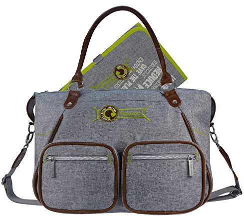 Kidzroom 030-7259 Wickeltasche Ecological 2 Taschen, 27 x 39 x 23 cm