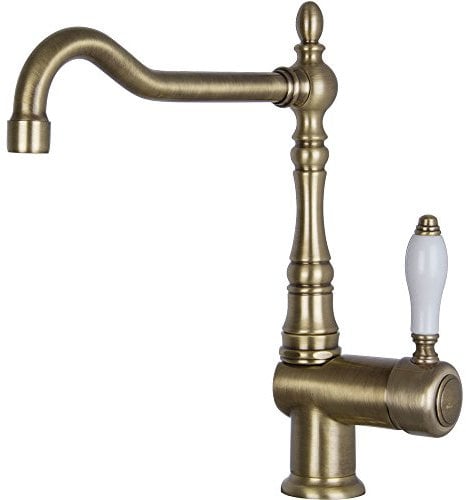 Smeg MIR6O-2 Coloniale Robinet d'évier de Cuisine, Laiton