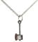 Silver Plated Necklace Axe Charm Pendant