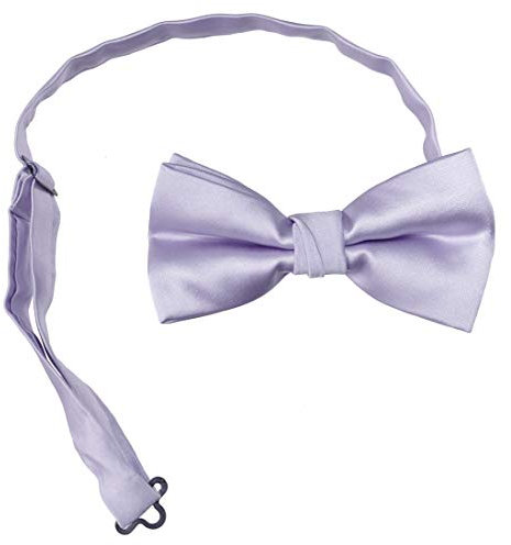 Tuxgear Pajaritas ajustables preatadas para hombre para niños y adultos en varios colores, Lavanda, S