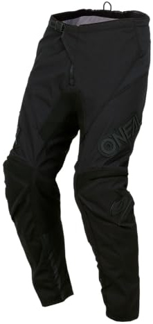 O'NEAL | Pantaloni Motocross | MX | libertà di Movimento, Completamente Foderati, Cuscinetto di Protezione in Gomma per Un'Alta Protezione | Element Classic | Adulto | Nero | Taglia 34