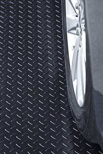 Resilia Tapis de sol pour garage Noir 122 cm de large 4' x 10'