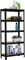 Neo Heavy Duty Steel Galvanised 5 Tier Garage Shelving Shelf Racking Unit Storage Racks (Black)