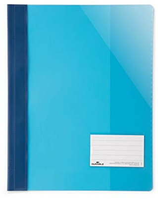Durable Sichthefter für Din A4, Überbreite, blau, 25er Packung, 269006