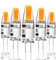 Xinwanhong G4 LED Lampen, 3W LED Birnen Ersetzt 30W Halogenlampen, LED Leuchtmittel 3000K Warmweiß, 300LM, 12V AC/DC, Kein Flackern Nicht Dimmbar, LED Stiftsockellampe Glühlampe, 5er Pack