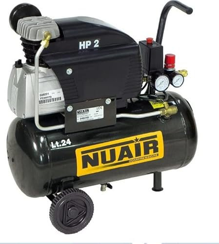 Compresseur air 24L 2CV Entraînement direct, lubrifié 8 bars 222 l/min FC2/24 N Nuair