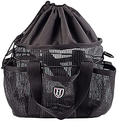 Harrison Howard Premium Pferdepflegetasche, Tragetasche mit Netzstoff