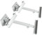 Supports muraux Blancs pour Enceintes Audio Hi-FI, Home cinéma et Satellites - inclinables et pivotants Modèle : WHW-15
