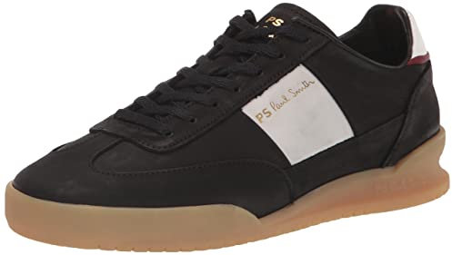 PS Paul Smith Herren Herrenschuh Dover Black Sneaker, schwarz, 45.5 EU