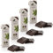 Ciokarrua | Cioccolato Modica Menta | Cioccolato Grezzo Lavorato Modica | Tavoletta Cioccolato Senza Lattosio IGP | Cioccolata in Tavolette - 4 x 100 Gr