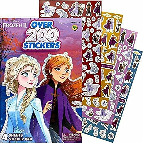 Disney Frozen II Elsa und Anna Stickerbuch über 200+ (2 Stück)