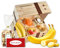 Hansen Obst - Geschenkbox - fruchtige Obst-Box - “Bleib gesund, klein” - Präsentkorb - Obst-Geschenkset - gefüllte Obstkiste - Probier-Obstbox (Die Rustikale)