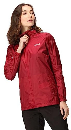 Regatta Womens/Ladies Pack It III Waterproof Jacket (14 UK) (Rumba Red)