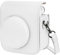 HIUOUIH Housse pour Instax Mini 12 Pochette Appareil Photo Instantané Fujifilm Case Camera Sac de Voyage avec Bandoulière, Blanc