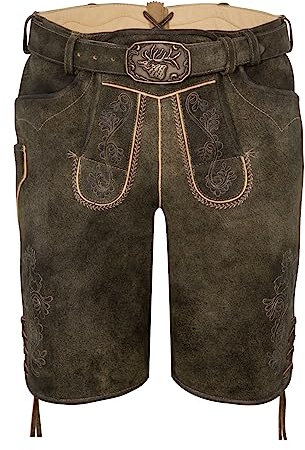 Spieth & Wensky Herren Lederhose Wagnun 45cm