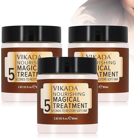 3 Stück Nährende Magische Behandlung Haarmaske, Haarmaske für Geschädigtes Haar, Haar Reparatur Creme, Verbessern Sie die Haarqualität und Machen Sie das Haar Glatter und Glänzender